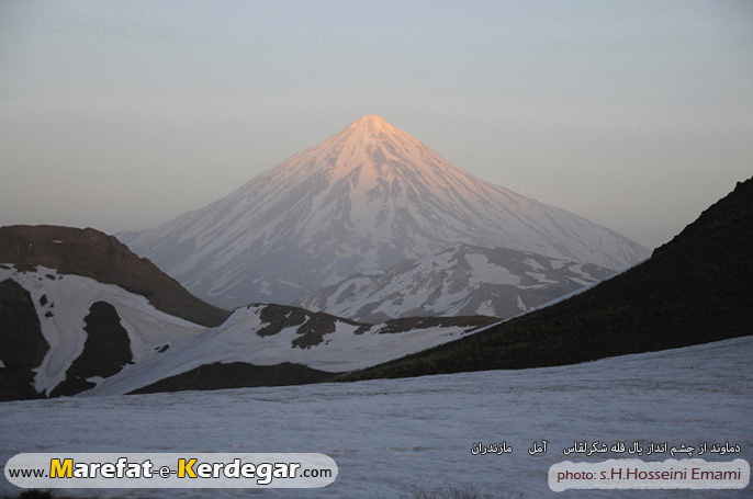 غروب کوه دماوند غروب کوه دماوند