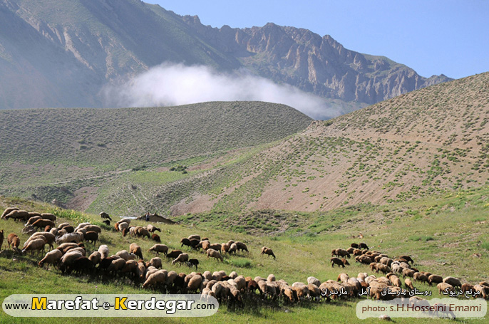 رودهای مازندران مرتع عای شمال
