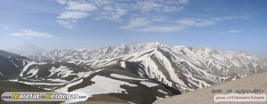 گزارش برنامه پیمایش خط الراس دوخواهرون گزارش برنامه پیمایش خط الراس دوخواهرون