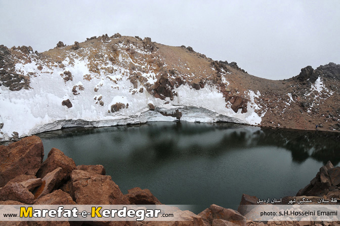 دریاچه قله سبلان دریاچه قله سبلان
