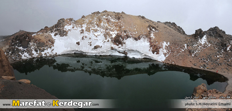 دریاچه قله سبلان دریاچه قله سبلان
