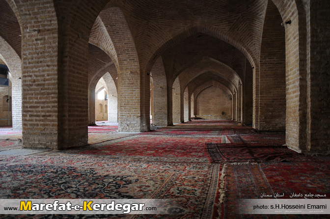 شبستان مسجد جامع دامغان شبستان مسجد جامع دامغان