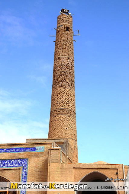 مناره مسجد جامع دامغان مناره مسجد جامع دامغان