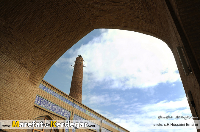 مناره مسجد جامع دامغان مناره مسجد جامع دامغان