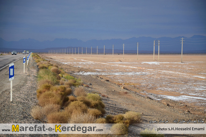 جاده های کویری استان خراسان رضوی جاده های کویری استان خراسان رضوی