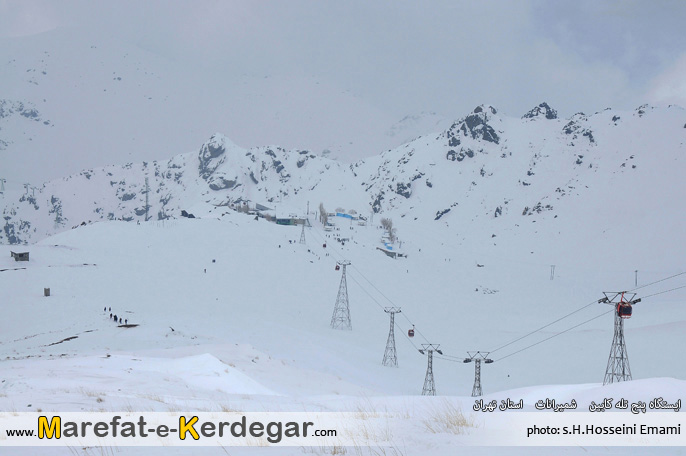 تله کابین در زمستان تله کابین در زمستان