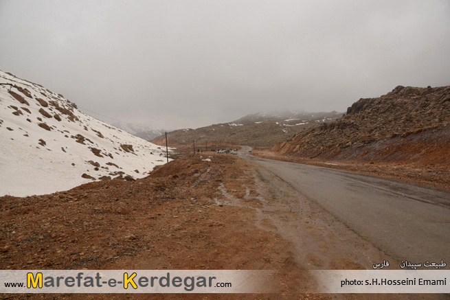 طبیعت زمستانی سپیدان طبیعت زمستانی سپیدان