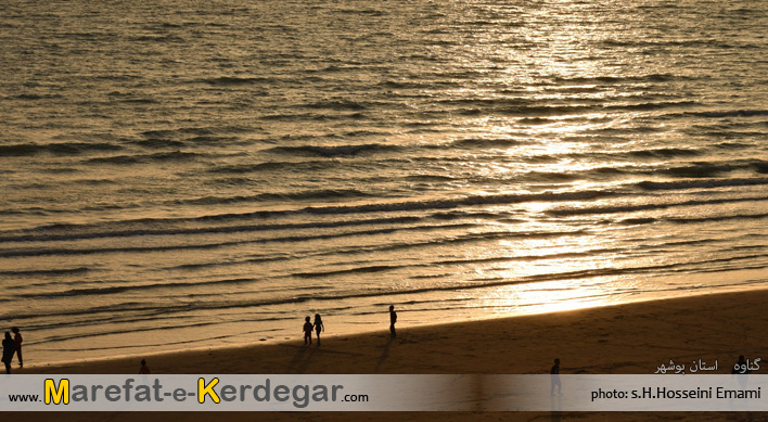 غروب ساحل گناوه غروب ساحل گناوه