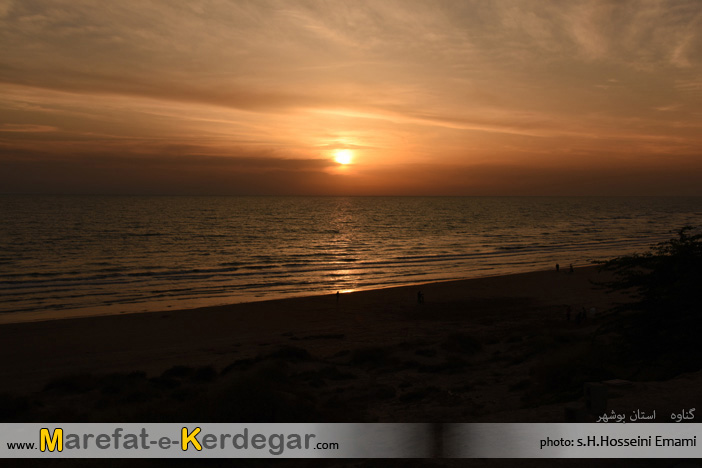 عکاسی از غروب آفتاب در سواحل جنوب عکاسی از غروب آفتاب در سواحل جنوب