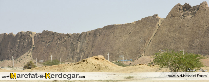 طبیعت جاده بندر جاسک