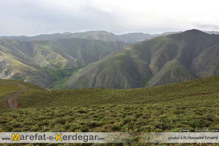 مسیر قله زشک مسیر قله زشک