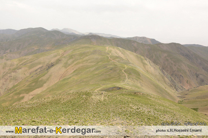 خط الراس رشته کوه بینالود خط الراس رشته کوه بینالود