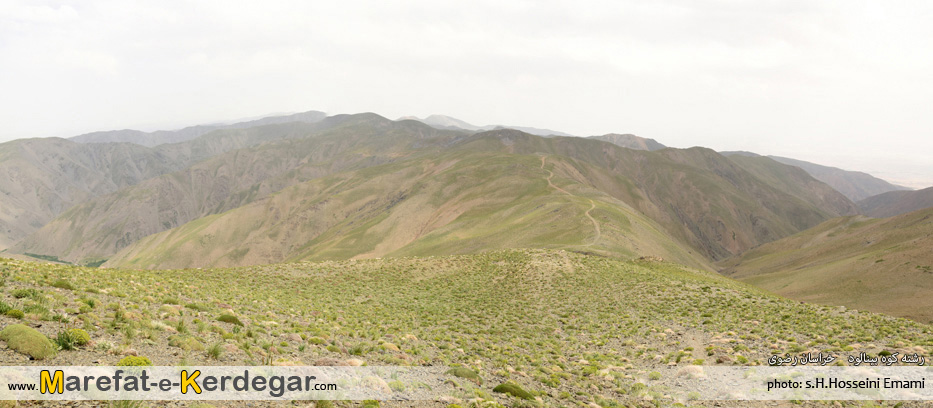 خط الراس رشته کوه بینالود