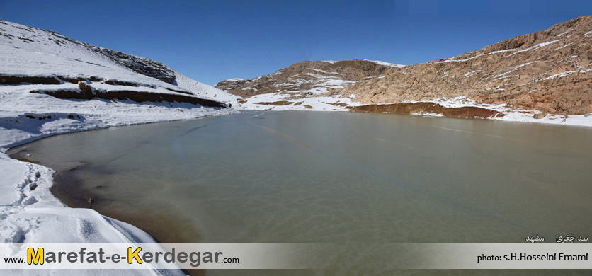 طبیعت زمستانی سد طبیعت زمستانی سد