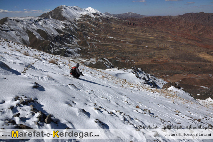 طبیعت زمستانی تربت حیدریه