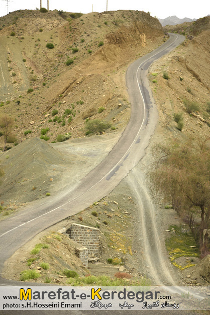 جاده های بشاگرد جاده های بشاگرد