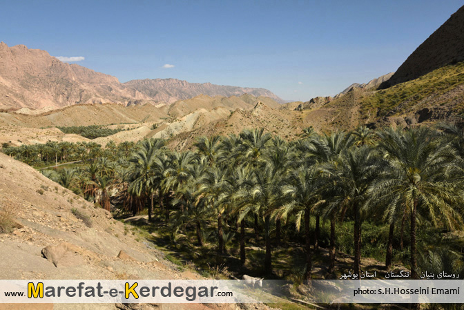 جاذبه های طبیعی تنگستان جاذبه های طبیعی تنگستان