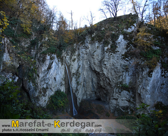 آبشار دوقلو زیارت آبشار دوقلو زیارت