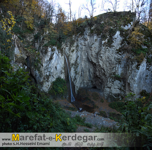آبشار دوقلو زیارت آبشار دوقلو زیارت