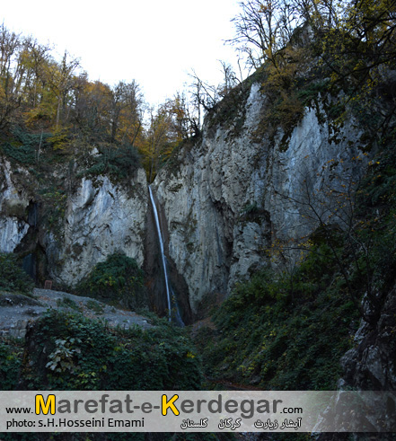 آبشار دوقلو زیارت آبشار دوقلو زیارت