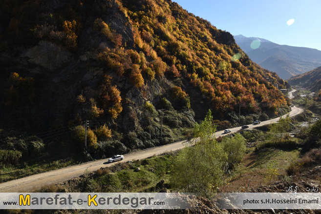 جاده آبشار زیارت جاده آبشار زیارت