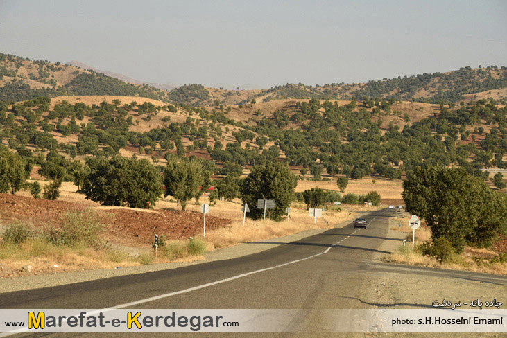 جاده های بانه