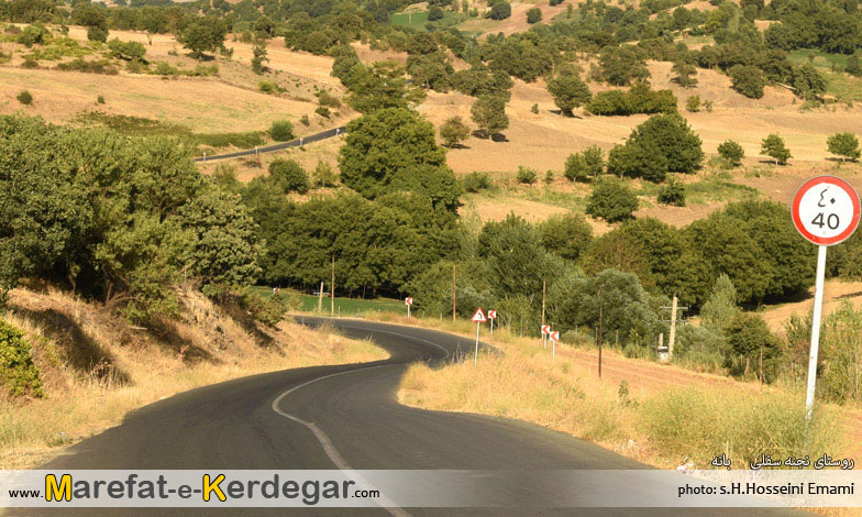 جاده های شهرستان بانه