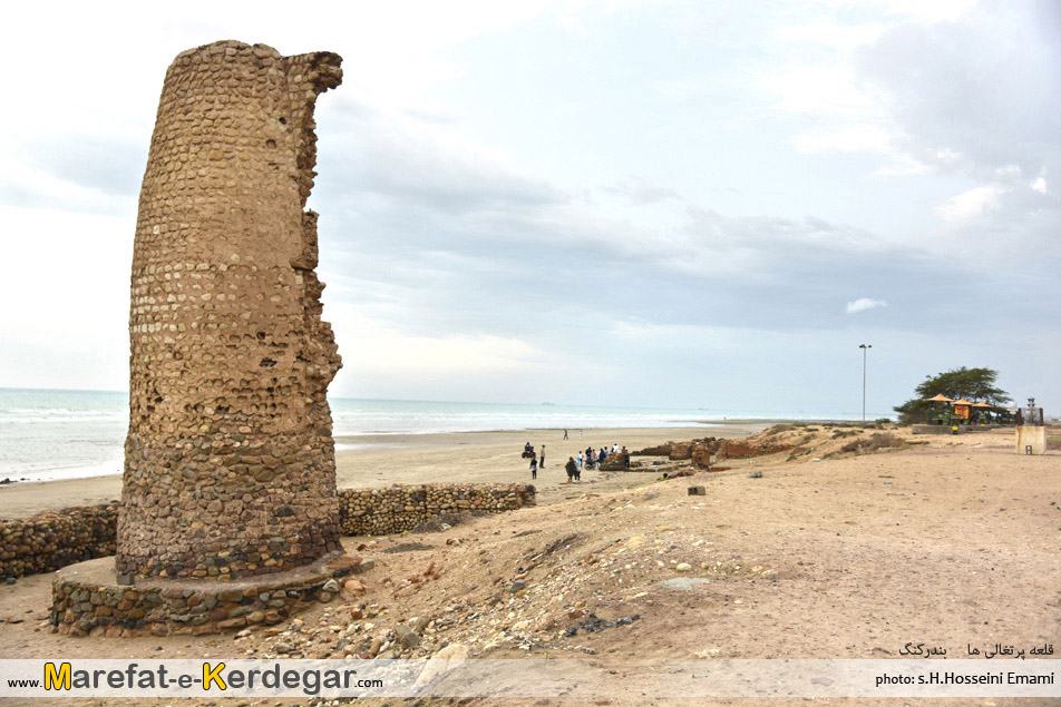 قلعه پرتغالی ها بندرکنگ قلعه پرتغالی ها بندرکنگ