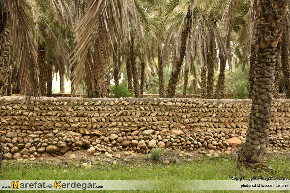 مناطق گردشگری شهرستان خمیر