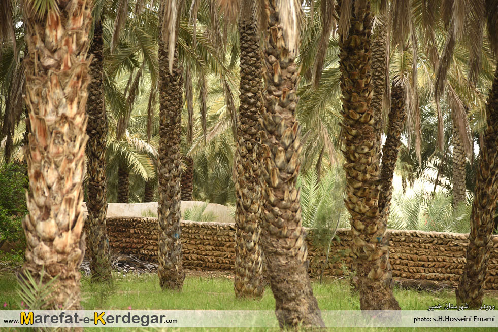 مناطق گردشگری شهرستان خمیر