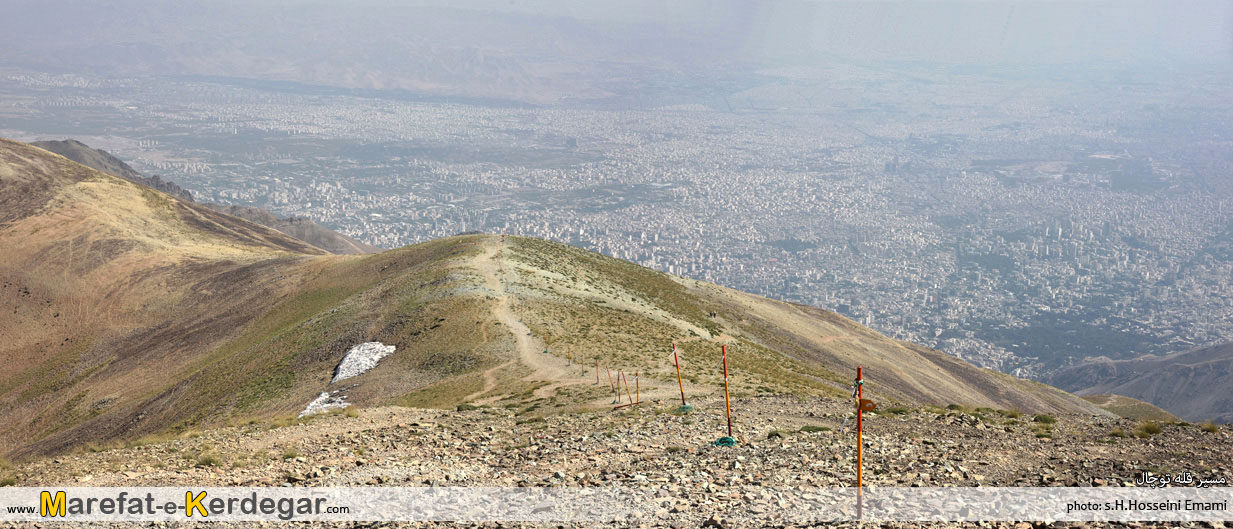 مسیر صعود قله توچال مسیر صعود قله توچال