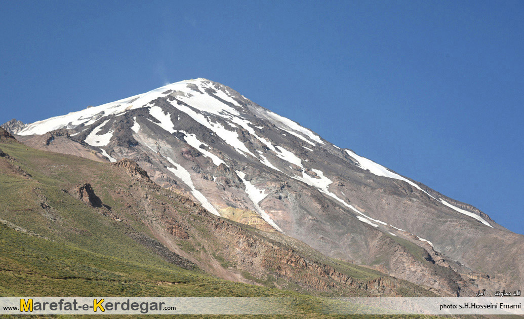 طبیعت قله دماوند طبیعت قله دماوند