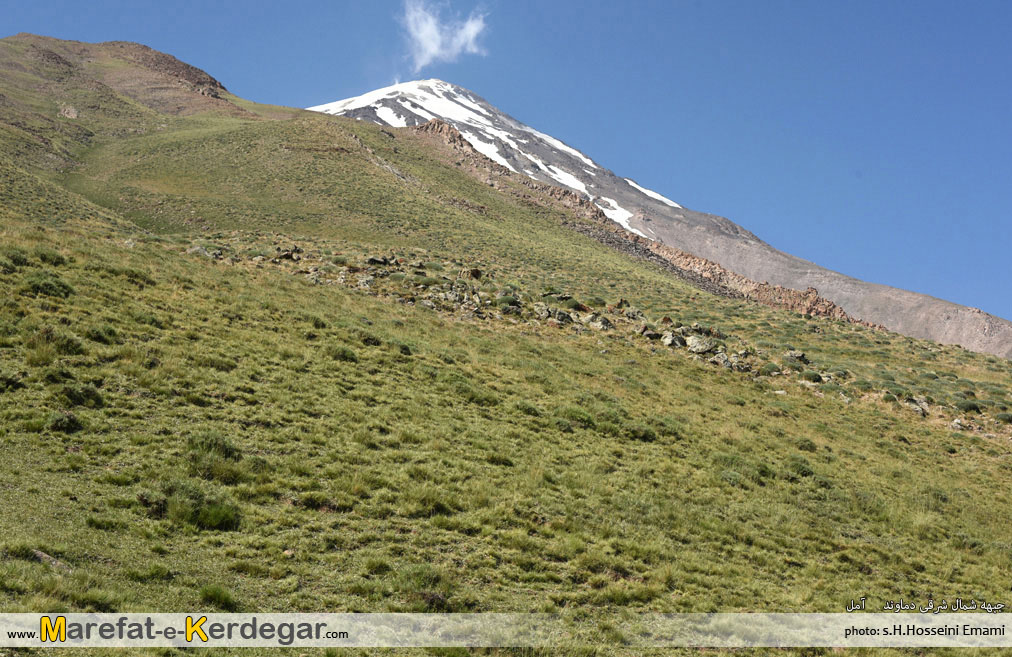 جبهه شمال شرقی قله دماوند جبهه شمال شرقی قله دماوند