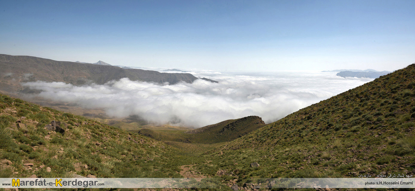 جبهه شمال شرقی قله دماوند جبهه شمال شرقی قله دماوند