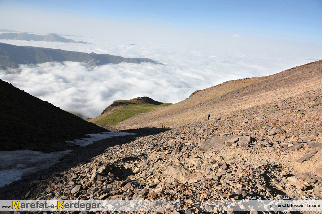 مسیر پناهگاه تخت فریدون مسیر پناهگاه تخت فریدون