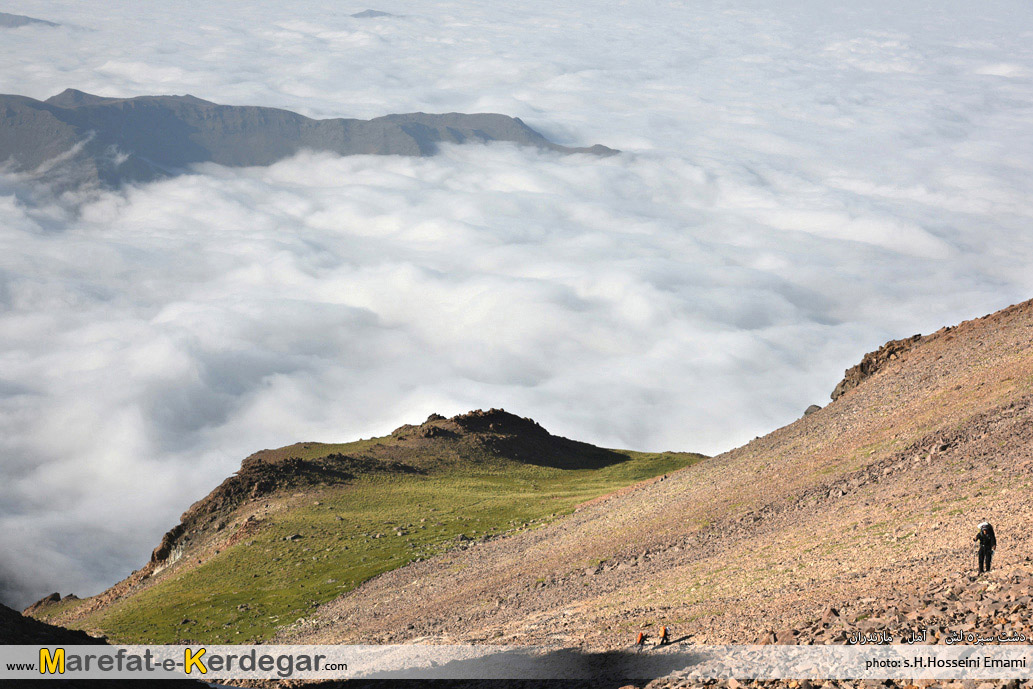 مسیر پناهگاه تخت فریدون مسیر پناهگاه تخت فریدون