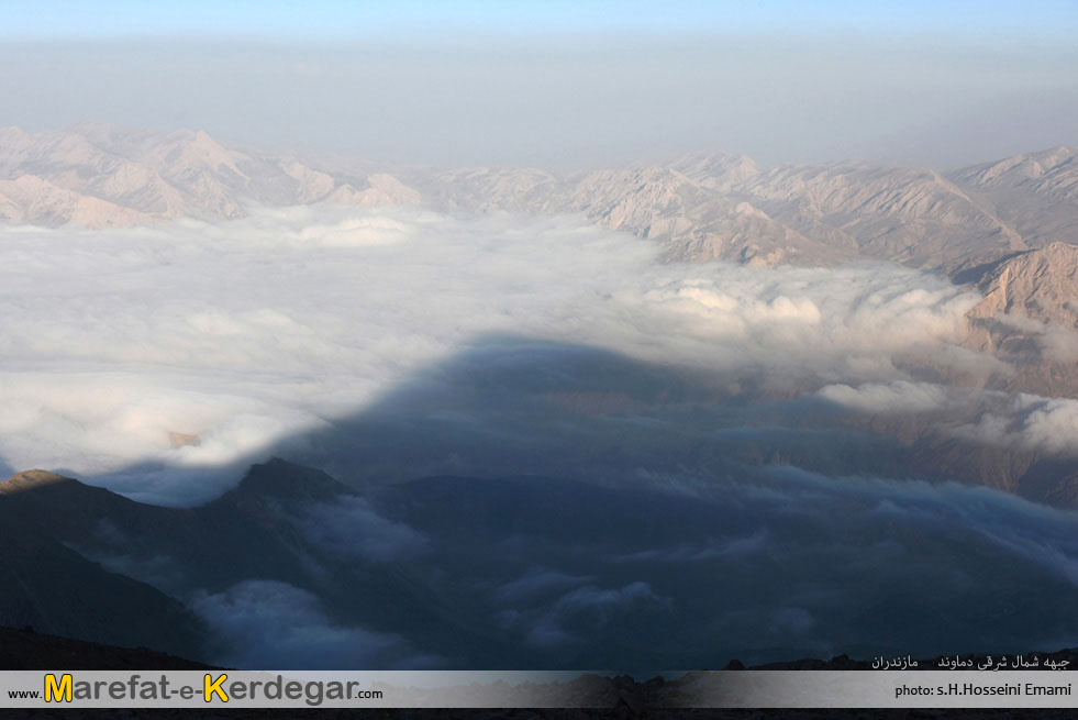 سایه قله دماوند سایه قله دماوند