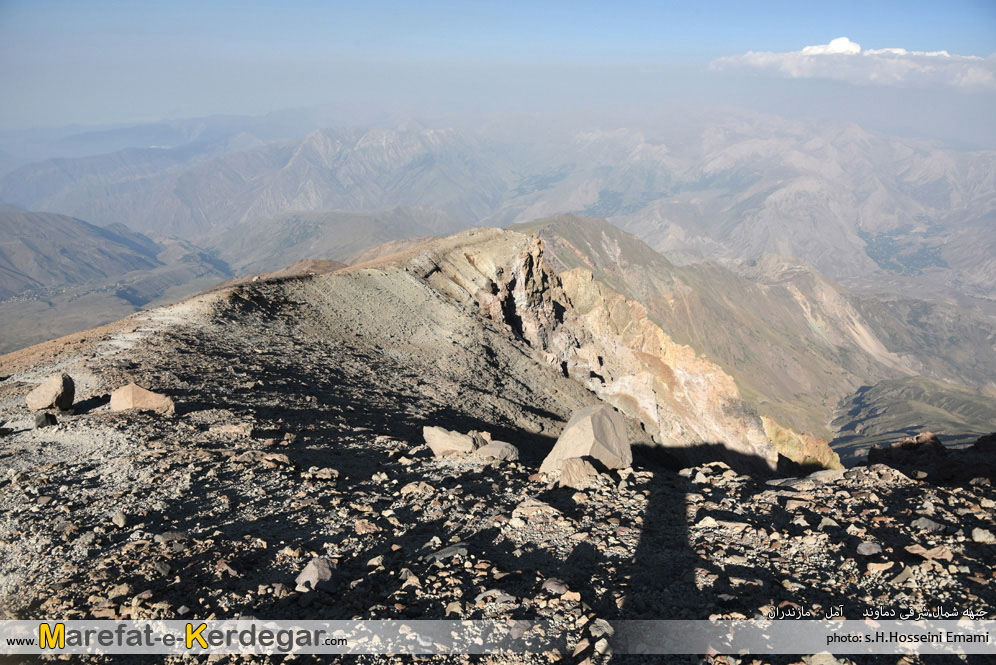 یال شمال شرقی قله دماوند یال شمال شرقی قله دماوند
