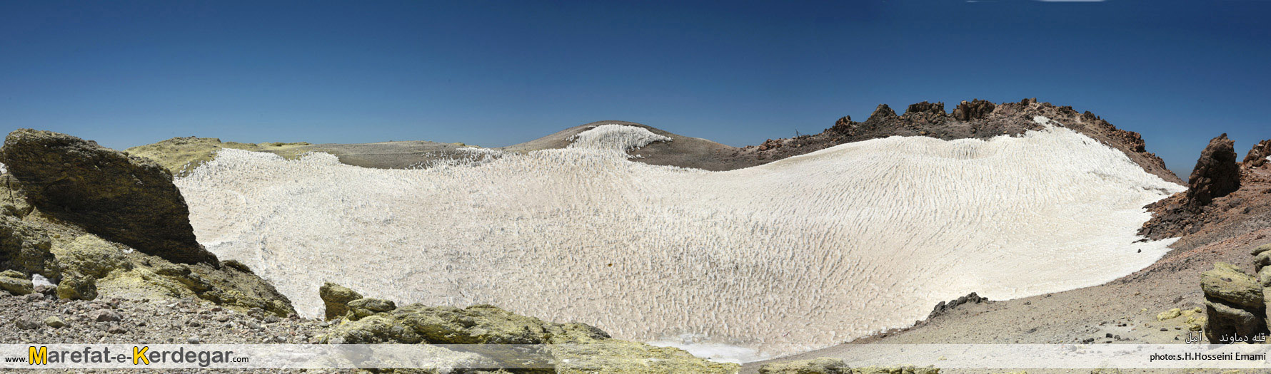 دیدنی های قله دماوند دیدنی های قله دماوند