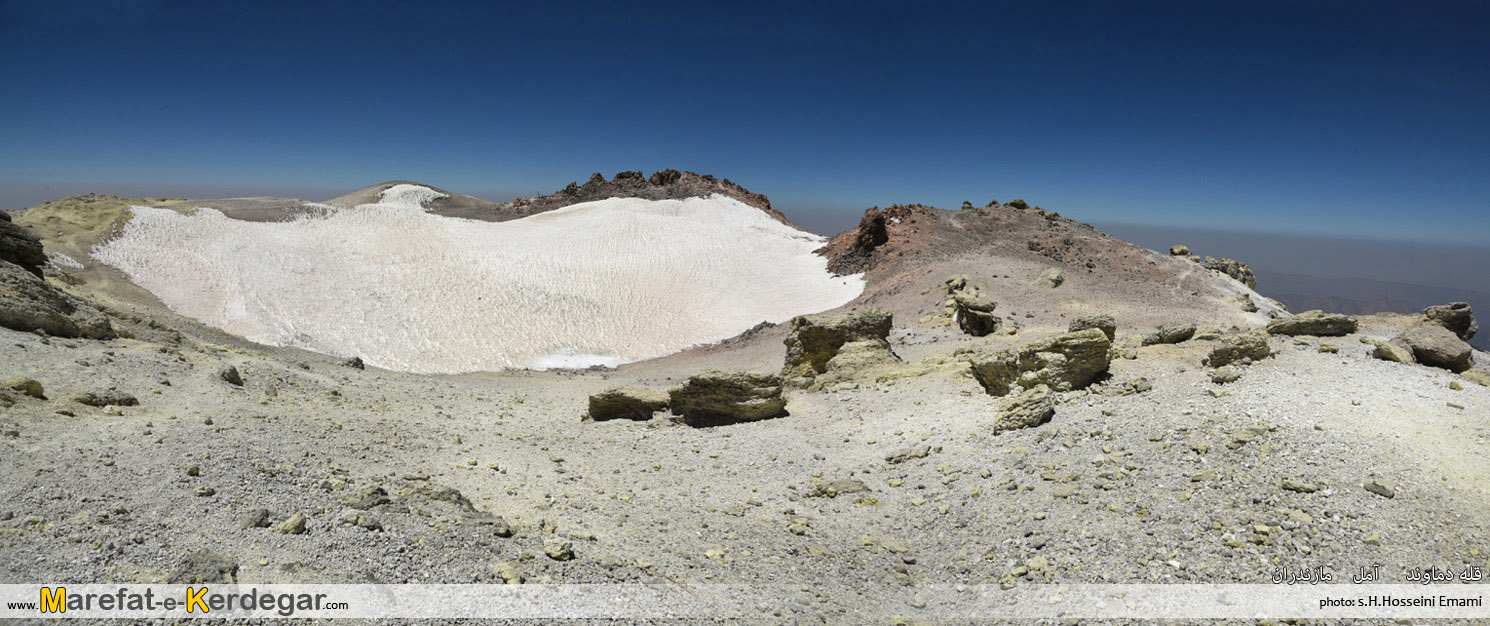 جاهای دیدنی قله دماوند جاهای دیدنی قله دماوند