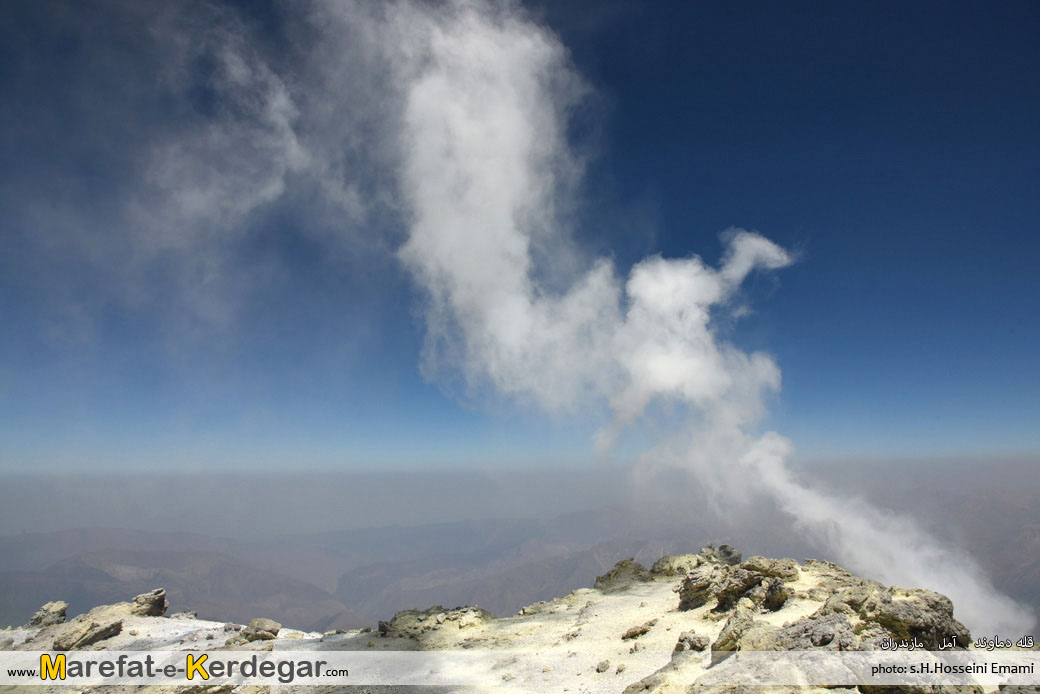 آتشفشان قله دماوند آتشفشان قله دماوند