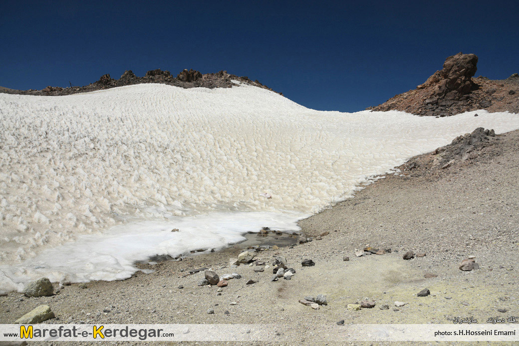 جاذبه های طبیعی قله دماوند جاذبه های طبیعی قله دماوند