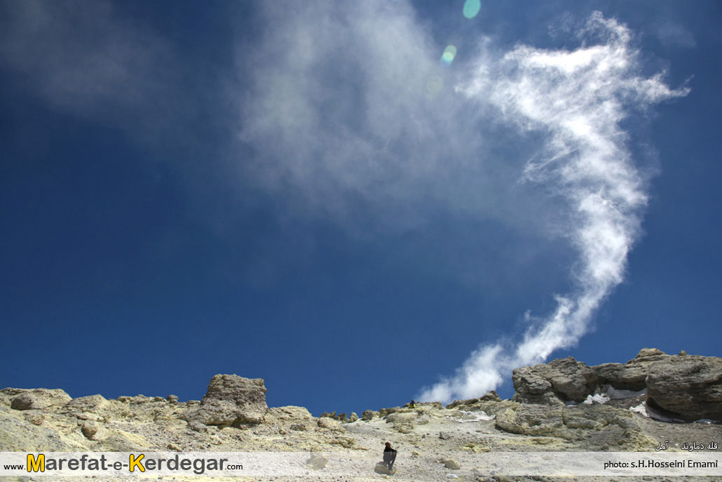 جاذبه های طبیعی قله دماوند جاذبه های طبیعی قله دماوند