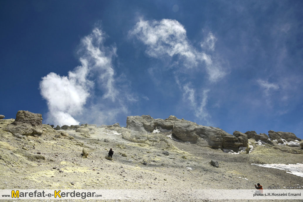 جاذبه های گردشگری قله دماوند جاذبه های گردشگری قله دماوند