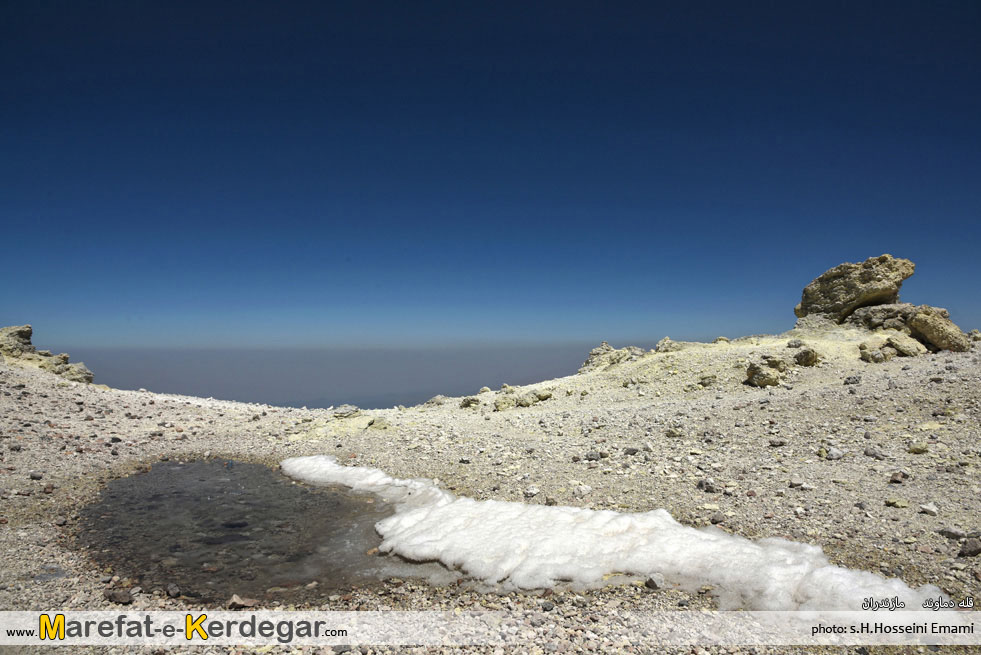 مکان های دیدنی قله دماوند مکان های دیدنی قله دماوند