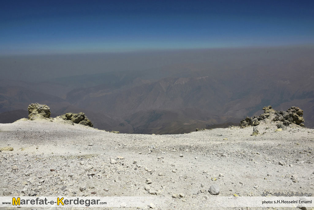 مکان های دیدنی قله دماوند مکان های دیدنی قله دماوند