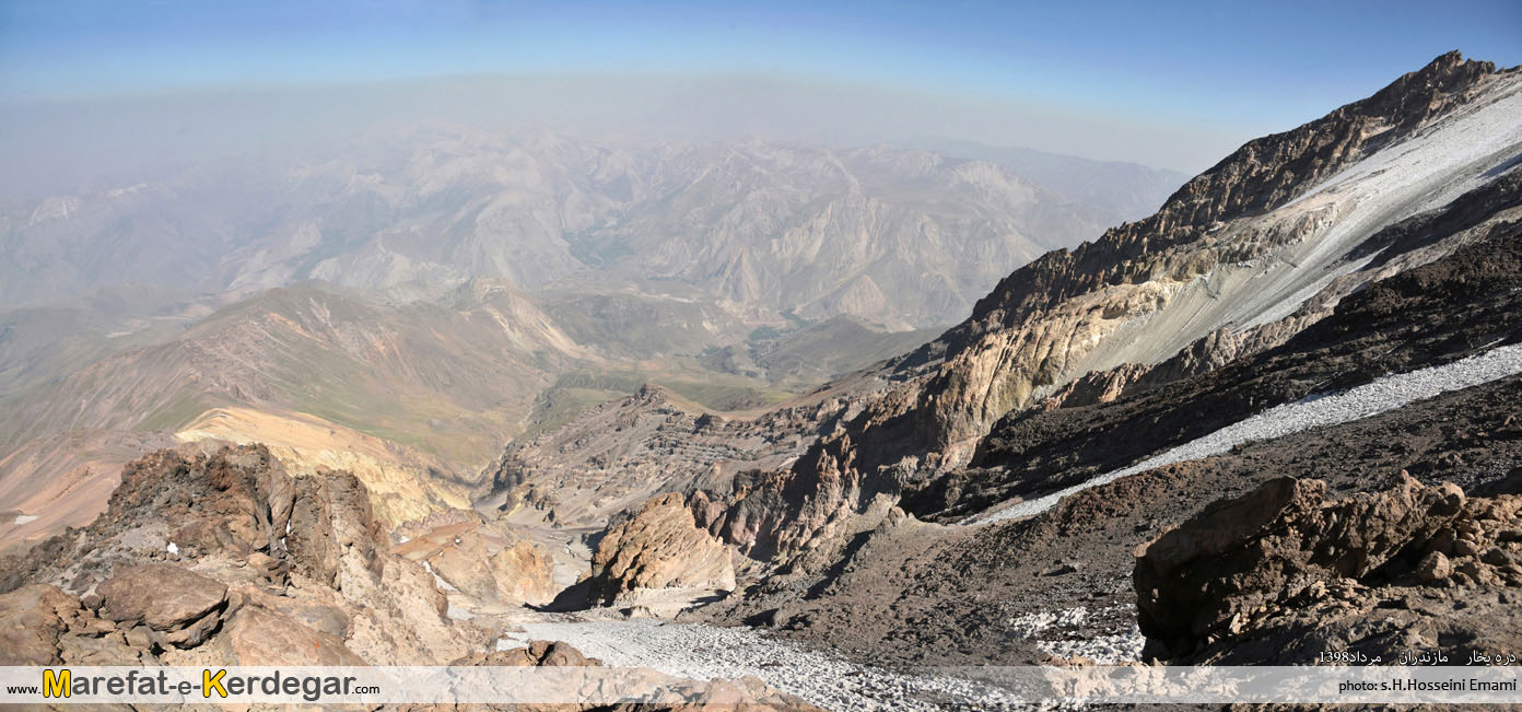 قله دماوند - جبهه شمال شرقی قله دماوند - جبهه شمال شرقی