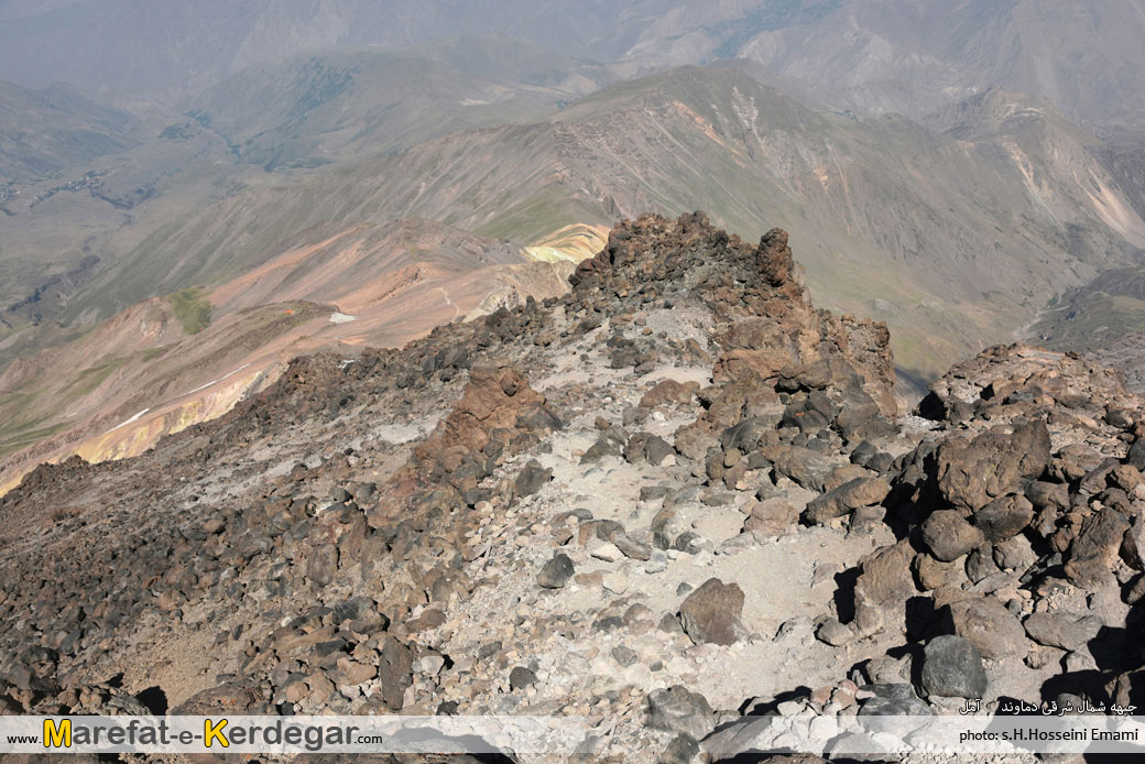 قله دماوند - جبهه شمال شرقی قله دماوند - جبهه شمال شرقی