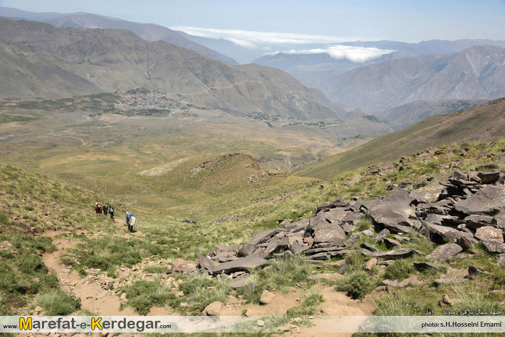 صعود قله دماوند از جبهه شمال شرقی صعود قله دماوند از جبهه شمال شرقی
