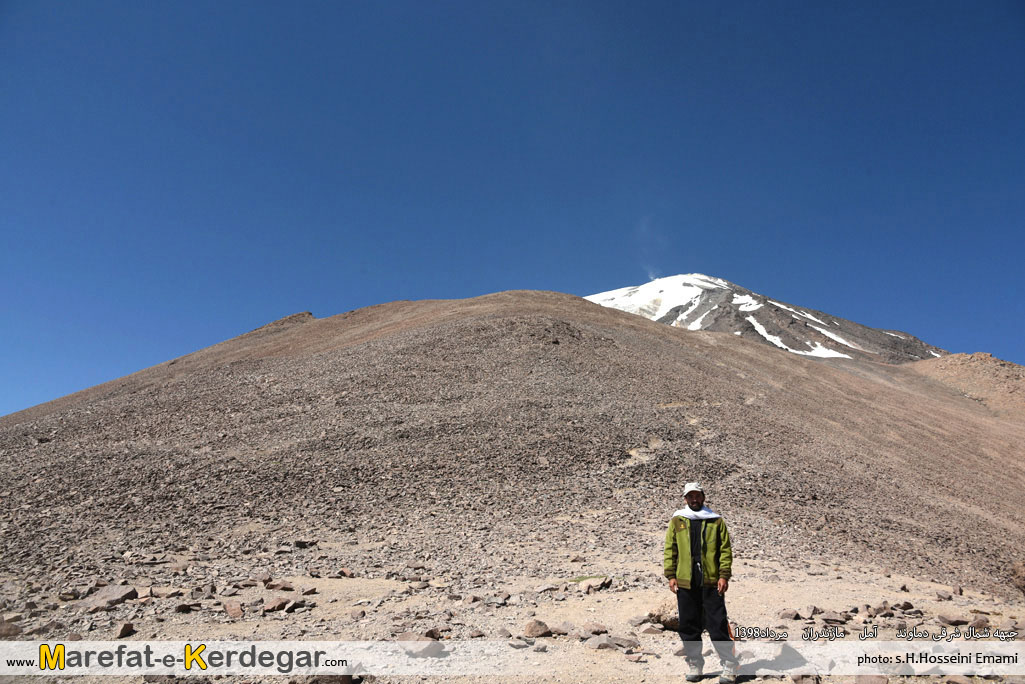 مسیر صعود جبهه شمال شرقی مسیر صعود جبهه شمال شرقی